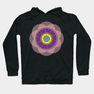 Abstract Flower Geometric Shapes Hoodie